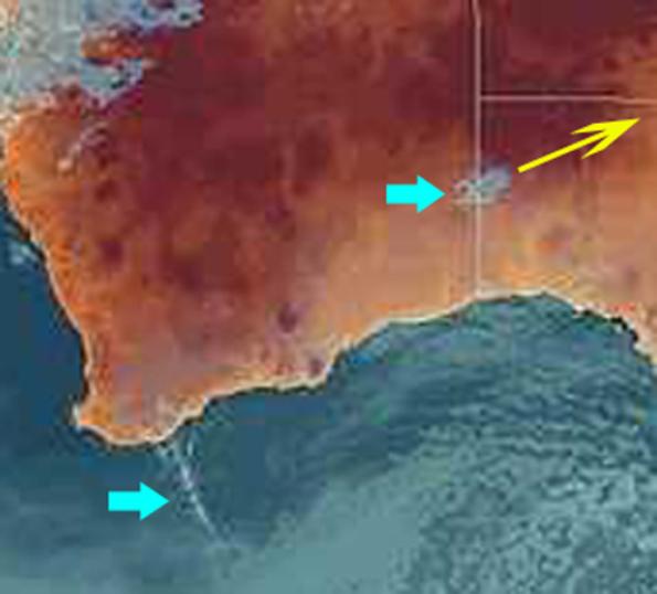Huge rings appear over Australia, is HAARP involved? 3 BriefFrontalCondenseAsNiniS
