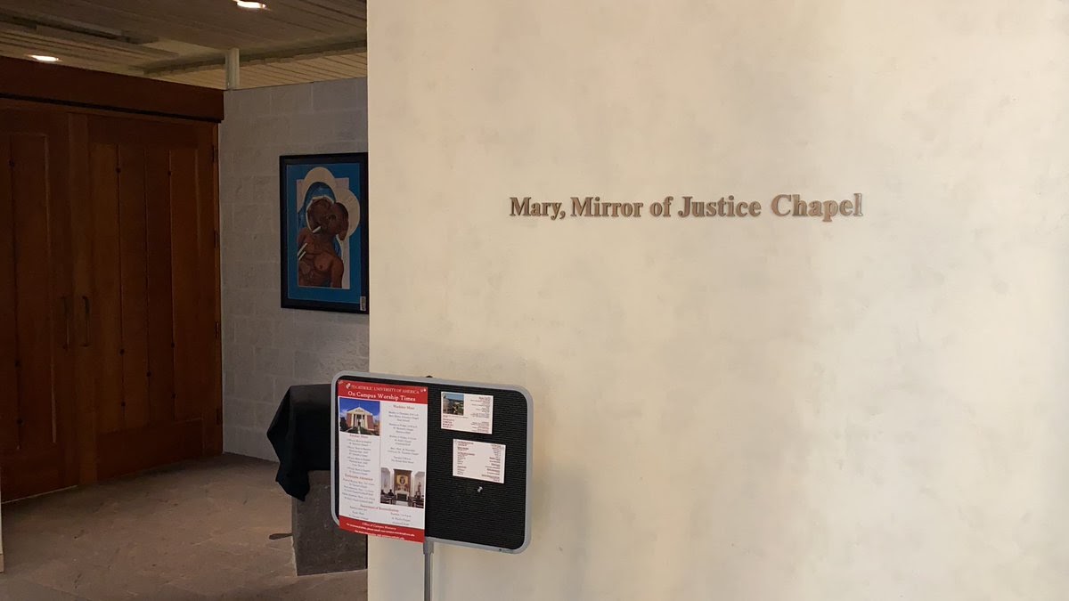 Heresy and Blasphemy: Catholic University of America Displays Painting of George Floyd Depicted as Jesus Christ 2 wfcomfP
