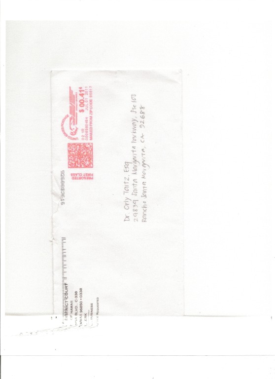 Court Subpoena for Obama's Original Birth Certificate Served to Hawaii Health Department 3 scan0009