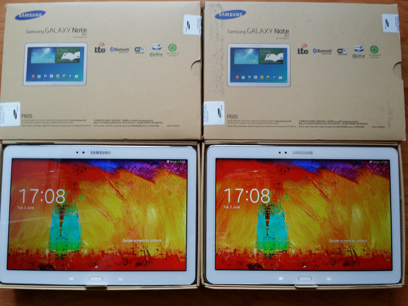 Samsung Galaxy Note 2014 P600 vs P605 vs Note Pro P905 - Tablet War 4 P605 1