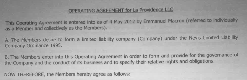 Documents Reveal Emmanuel Macron Engaging In Offshore Holdings Tax Evasion 2
