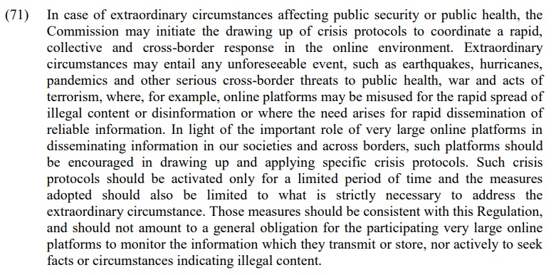 EU Agrees to Expand Online Censorship with 'Digital Services Act' 3 digitial services act crisis speech restrictions