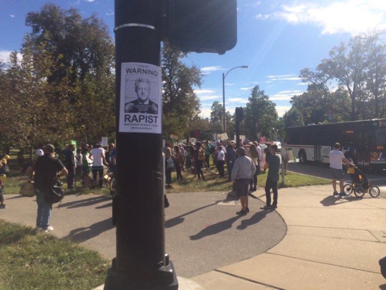 "Bill Clinton is a Rapist" Nationwide Protest Goes Viral - VIDEO COLLECTION 3 bill clinton rape poster