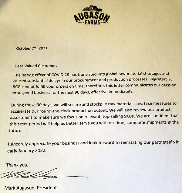 Major storable food supplier Augason Farms ceases operations for 90 days, citing collapsing supply chain 2 yZpLNag